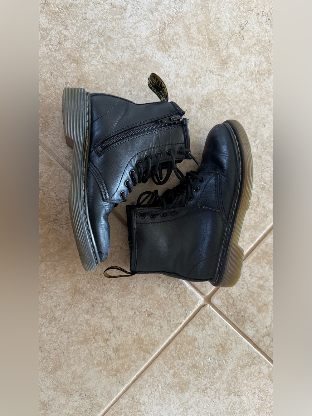 Dr Marten Doc Marten Little Kid Boots Shoes Size 13 Black